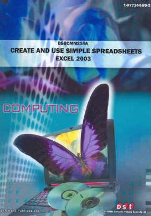 Cover of Create and Use Simple Spreadsheets (Excel 2003).