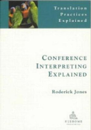 Cover of Conference interpreting explained